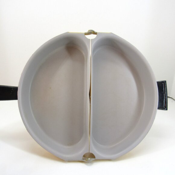 Nordic Ware Omelette Pan Yellow Black Good Morning Rooster Design USA Vintage - Picture 6 of 8